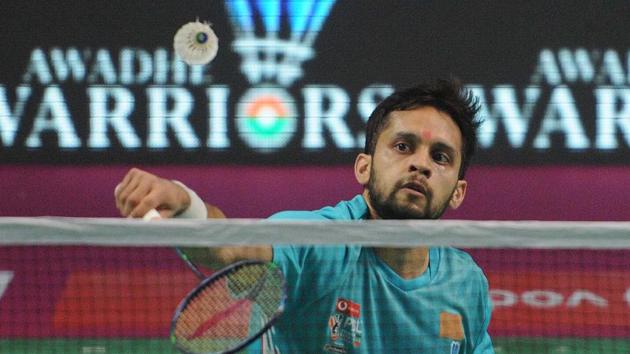 Parupalli Kashyap defeated June Wei Cheam 23-21 21-14 in a 37-minute clash to secure his first title since 2015. (Subhankar Chakraborty/HT PHOTO) Parupalli Kashyap defeated June Wei Cheam 23-21 21-14 in a 37-minute clash to secure his first title since 2015. (Subhankar Chakraborty/HT PHOTO)