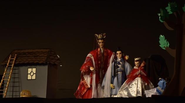 The festival is supported by the Ishara Puppet Theatre Trust and it has grown into one of Asia’s largest annual puppet festivals. It started on February 20 and will end on February 27. (Virendra Singh Gosain / HT Photo) The festival is supported by the Ishara Puppet Theatre Trust and it has grown into one of Asia’s largest annual puppet festivals. It started on February 20 and will end on February 27. (Virendra Singh Gosain / HT Photo)