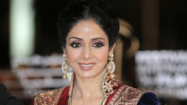 Sridevi died in Dubai after suffering a cardiac arrest. In this Dec. 1, 2012 file photo, Sridevi arrives at the Marrakech International Film Festival in Marrakech. (AP File Photo) Sridevi died in Dubai after suffering a cardiac arrest. In this Dec. 1, 2012 file photo, Sridevi arrives at the Marrakech International Film Festival in Marrakech. (AP File Photo)