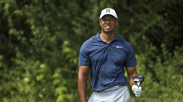 Tiger Woods is seven strokes behind leader Luke List after the end of the third round of the Honda Classic Golf tournament. (AFP) Tiger Woods is seven strokes behind leader Luke List after the end of the third round of the Honda Classic Golf tournament. (AFP)