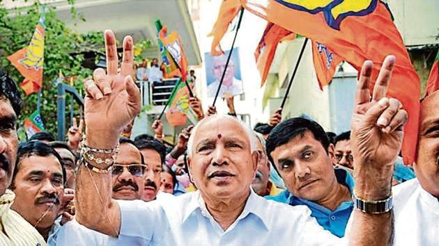 The BJP’s backing to BSY is aimed at allaying any fear in the Lingayat community that his stint as CM could be short lived. (PTI File Photo) The BJP’s backing to BSY is aimed at allaying any fear in the Lingayat community that his stint as CM could be short lived. (PTI File Photo)