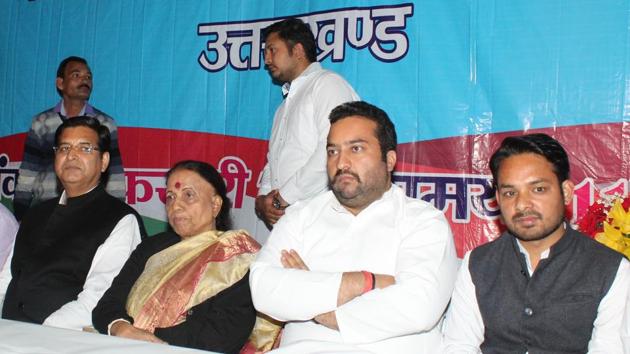 The event was organised by the Uttarakhand unit of NSUI to review its activities in the state, felicitate new office bearers and strengthen the organisation. (HT PHOTO) The event was organised by the Uttarakhand unit of NSUI to review its activities in the state, felicitate new office bearers and strengthen the organisation. (HT PHOTO)