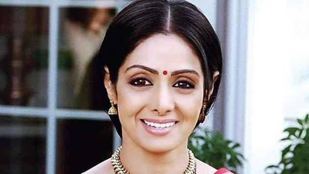 Sridevi in a still from her film, English Vinglish.