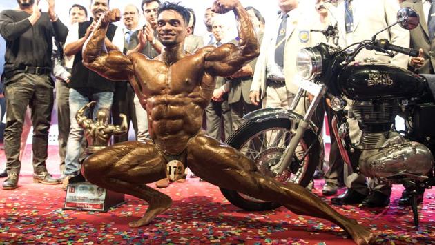 Sunit Jadhav won the competition, which was held on February 24 and 25. (Satish Bate/HT Photo)