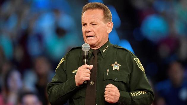 Broward County Sheriff Scott Israel speaks before the start of a CNN town hall meeting at the BB&T Center, in Sunrise, Florida, US February 21, 2018.(Reuters File Photo) Broward County Sheriff Scott Israel speaks before the start of a CNN town hall meeting at the BB&T Center, in Sunrise, Florida, US February 21, 2018.(Reuters File Photo)
