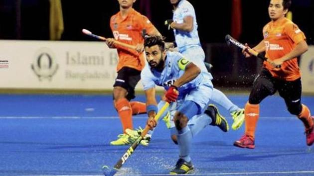 Manpreet Singh, who has led the side in the past, was one of the two players rested for Sultan Azlan Shah tournament.(PTI) Manpreet Singh, who has led the side in the past, was one of the two players rested for Sultan Azlan Shah tournament.(PTI)