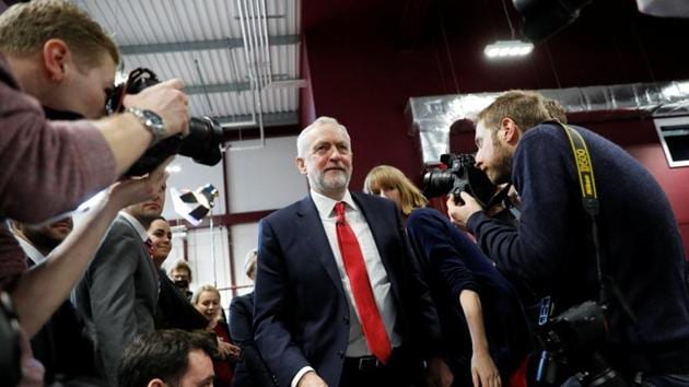 Labour Party Jeremy Corbyn leaves after giving a speech on Brexit at the National Transport Design Centre at Coventry University on Monday.(REUTERS) Labour Party Jeremy Corbyn leaves after giving a speech on Brexit at the National Transport Design Centre at Coventry University on Monday.(REUTERS)