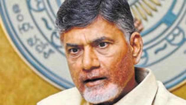 Chandrababu Naidu has been asking the Centre to fulfil all commitments made in Andhra Pradesh reorganisation act 2014.(HT File Photo)