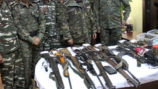 Four bodies of the suspected extremists were recovered along with sophisticated weapons near Matanga Pahar under Chhatterpur police station limits during a search that is still underway, police said. (PTI FILE PHOTO/REPRESENTATIVE IMAGE) Four bodies of the suspected extremists were recovered along with sophisticated weapons near Matanga Pahar under Chhatterpur police station limits during a search that is still underway, police said. (PTI FILE PHOTO/REPRESENTATIVE IMAGE)