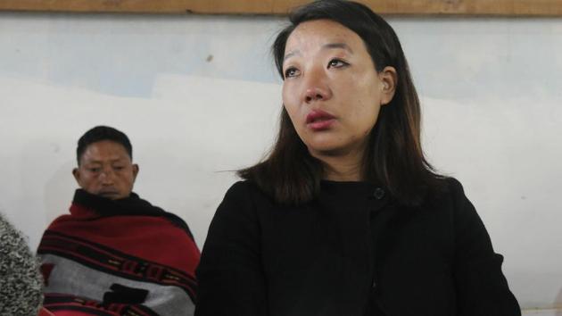 Rekha Rose Dukru, who is fighting as an independent from the far-flung Chizami constituency, is one of five women in this election who are trying to change the course of political history in Nagaland. “Your vote can change everything, it can bring water to your kitchens, electricity to your houses. Don’t let the men decide who to vote for,” says Dukru. (Samir Jana / HT Photo) Rekha Rose Dukru, who is fighting as an independent from the far-flung Chizami constituency, is one of five women in this election who are trying to change the course of political history in Nagaland. “Your vote can change everything, it can bring water to your kitchens, electricity to your houses. Don’t let the men decide who to vote for,” says Dukru. (Samir Jana / HT Photo)