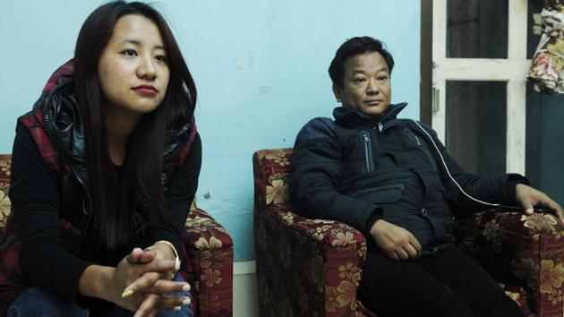 Wedie U Kronu , a National People’s Party candidate for the Dimapur III seat, outlines her agenda that will focus on youth and development. Next to her is her husband Roland Lotha. “We don’t remember having so many women candidates,” says the state’s chief electoral officer Abhijit Sen. (Samir Jana / HT Photo) Wedie U Kronu , a National People’s Party candidate for the Dimapur III seat, outlines her agenda that will focus on youth and development. Next to her is her husband Roland Lotha. “We don’t remember having so many women candidates,” says the state’s chief electoral officer Abhijit Sen. (Samir Jana / HT Photo)