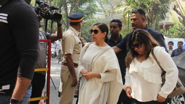 Deepti Naval arrives at Anil Kapoor’s residence in Mumbai. (Pramod Thakur / HT Photo) Deepti Naval arrives at Anil Kapoor’s residence in Mumbai. (Pramod Thakur / HT Photo)