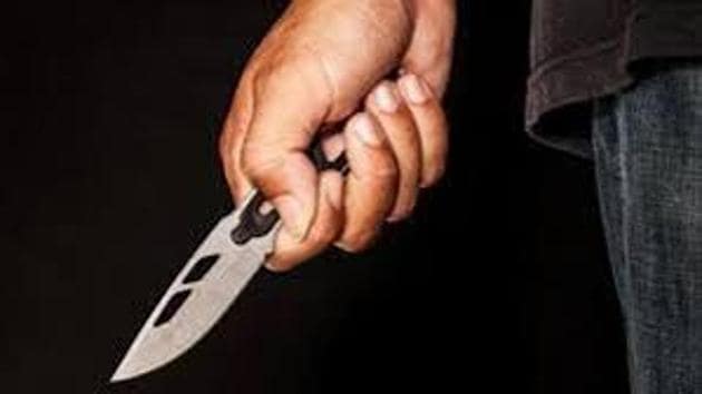 A 30-year-old man was arrested on Monday for attacking his wife with a blade near Mankhurd railway station. (HT File (Representational Image)) A 30-year-old man was arrested on Monday for attacking his wife with a blade near Mankhurd railway station. (HT File (Representational Image))