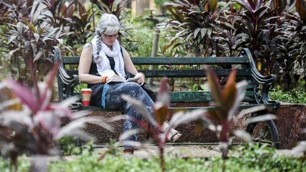 Another cosy reading spot is the Horniman Circle Gardens, close to Fort. There’s also a reading corner there for students. (Kunal Patil / HT Photo) Another cosy reading spot is the Horniman Circle Gardens, close to Fort. There’s also a reading corner there for students. (Kunal Patil / HT Photo)