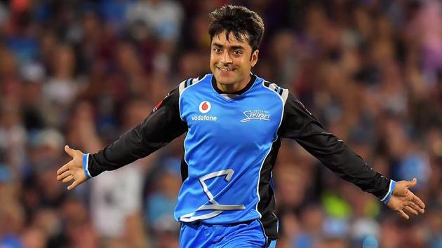 Rashid Khan of Afghanistan cricket team became the youngest player to be ranked No.1 in the ICC’s Player Rankings across formats last week.(Getty Images)