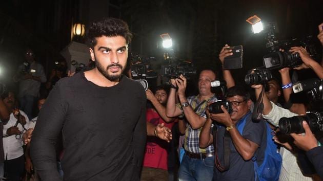 Actor Arjun Kapoor visits Anil Kapoor’s residence following the demise of Sridevi in Mumbai. (Mitesh Bhuvad / PTI) Actor Arjun Kapoor visits Anil Kapoor’s residence following the demise of Sridevi in Mumbai. (Mitesh Bhuvad / PTI)