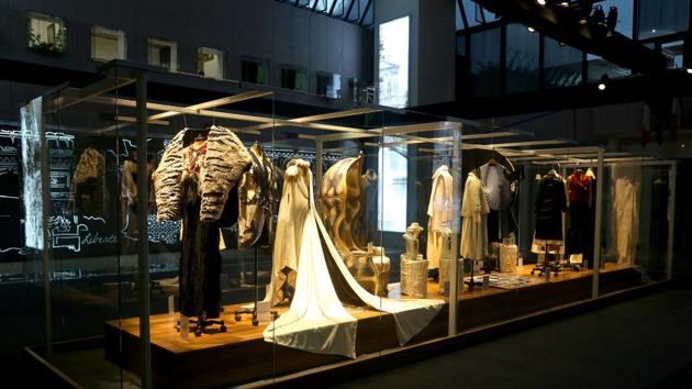 The dresses made of Ramie on display at the French ambassador’s residence during Bonjour India. The dresses made of Ramie on display at the French ambassador’s residence during Bonjour India.