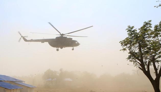According to sources, security personnel detected smoke in a small bag in the chopper, minutes before it was supposed to take off from the helipad. (REUTERS/REPRESENTATIVE IMAGE)