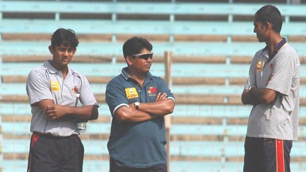 Sairaj Bahutule (L) is the new spin bowling coach of Rajasthan Royals.(HT Photo)