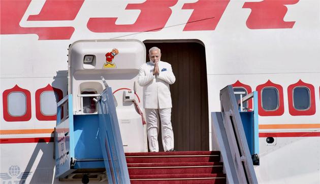 The Central Information Commission (CIC) has directed the external affairs ministry to disclose records related to the expenses incurred on chartering Air India aircraft for abroad visits of the Prime Minister from 2013 to 2017. CIC rejected the contention of the ministry of external affairs that details of the amount, reference numbers, dates of bills raised by Indian Air Force and Air India for the foreign visits undertaken by the Prime Minister are scattered across various records and files. (PTI File)