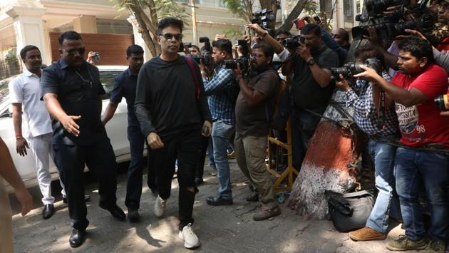 Filmmaker Karan Johar at actor Anil Kapoor's residence to meet the Kapoor family. (IANS) Filmmaker Karan Johar at actor Anil Kapoor's residence to meet the Kapoor family. (IANS)