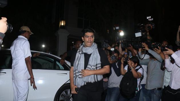 Fashion designer Manish Malhotra at actor Anil Kapoor's residence. (IANS) Fashion designer Manish Malhotra at actor Anil Kapoor's residence. (IANS)