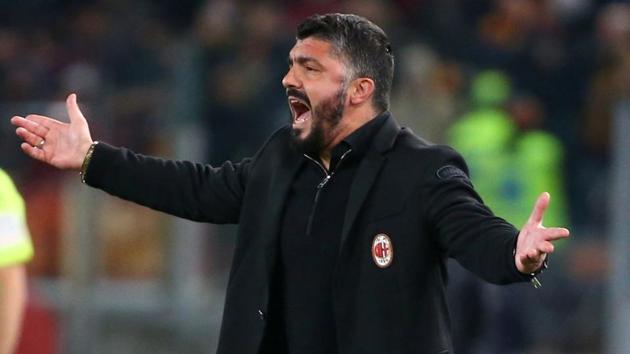 AC Milan manager Gennaro Gattuso still angry, this time over snow |  Football News - Hindustan Times