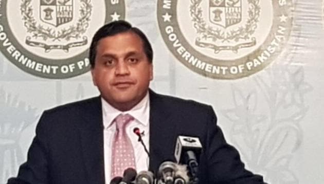 File photo of Pakistan Foreign Office spokesman Mohammad Faisal. (Twitter) File photo of Pakistan Foreign Office spokesman Mohammad Faisal. (Twitter)