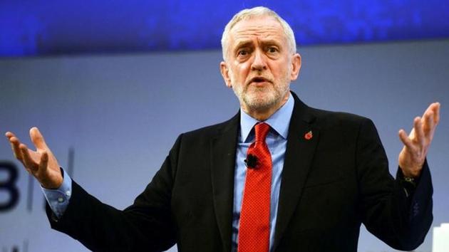 File photo of Jeremy Corbyn, the leader of Britain's opposition Labour Party, at the Confederation of British Industry's annual conference in London on November 6, 2017.(Reuters) File photo of Jeremy Corbyn, the leader of Britain's opposition Labour Party, at the Confederation of British Industry's annual conference in London on November 6, 2017.(Reuters)
