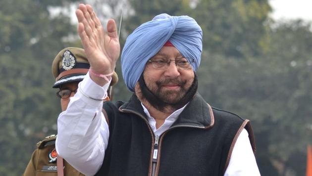 Chief minister Capt Amarinder Singh during the passing-out function at Maharaja Ranjit Singh Punjab Police Academy in Phillaur on Wednesday. (Pardeep Pandit/HT) Chief minister Capt Amarinder Singh during the passing-out function at Maharaja Ranjit Singh Punjab Police Academy in Phillaur on Wednesday. (Pardeep Pandit/HT)