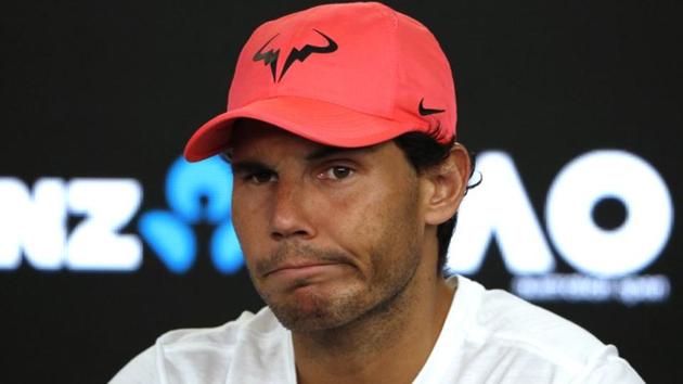 Rafael Nadal pulled out of the ATP Mexican Open due to a leg injury.(REUTERS)