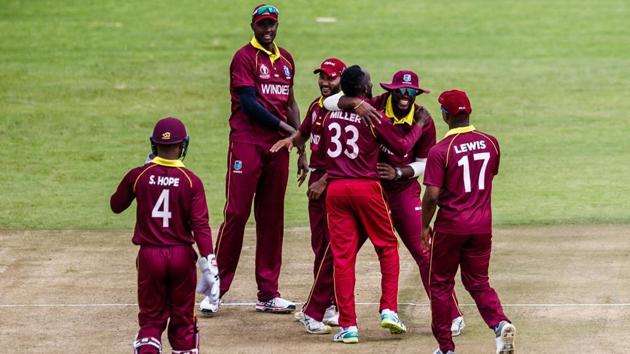 West Indies defeated UAE by 32 runs in their ICC World Cup Qualifiers warm-up encounter in Harare on Thursday. (Twitter) West Indies defeated UAE by 32 runs in their ICC World Cup Qualifiers warm-up encounter in Harare on Thursday. (Twitter)