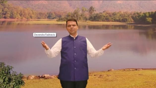 In the last three years, Fadnavis has pushed for a number of infra-structure and commercial projects in river-origin areas(Still from the video)