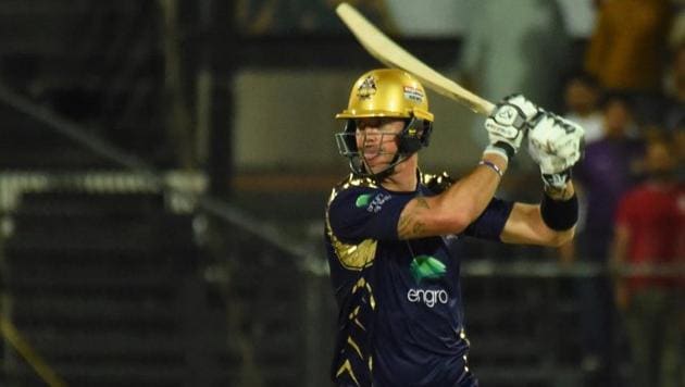 Kevin Pietersen insisted all the “nonsense” between him and Andrew Strauss was a thing of the past after making a man-of-the-match 48 for the Quetta Gladiators as they beat Islamabad United in a Pakistan Super League match in Sharjah on Wednesday. (Twitter: @thePSLt20) Kevin Pietersen insisted all the “nonsense” between him and Andrew Strauss was a thing of the past after making a man-of-the-match 48 for the Quetta Gladiators as they beat Islamabad United in a Pakistan Super League match in Sharjah on Wednesday. (Twitter: @thePSLt20)