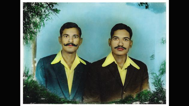 In the series, ‘The Artist and the Photographer,1960s-1970s,’ Prebois presents a selection of Mr. Chand’s (whom he met in the late ‘90s) studio portraits, in which the clients appear to be fully aware of the photographic moment being recorded. The sitters place a disarming amount of trust in the camera, and allow themselves to perform gestures of fondness that would have been unthinkable outside the protective walls of the studio. (Courtesy Christophe Prebois / JaipurPhoto 2018)