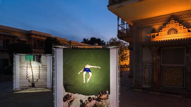 Jaipur presents itself as an exciting city to host these contemporary photographic works because of its inviting heritage and its openness to receiving all kinds of visual art. The exhibitions are printed in a big format that favours a novel approach to the photograph. (Courtesy Sunil Thakkar / JaipurPhoto 2018)