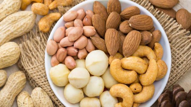 The findings showed that those who regularly consumed at least two, one-ounce servings of nuts each week showed a 42 % improvement in disease-free survival and a 57 % improvement in overall survival.(Shutterstock)