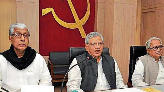 After 25 years in power, CPM-ruled Tripura headed by CM Manik Sarkar (extreme left) is facing a tough fight from the BJP. (PTI File Photo) After 25 years in power, CPM-ruled Tripura headed by CM Manik Sarkar (extreme left) is facing a tough fight from the BJP. (PTI File Photo)