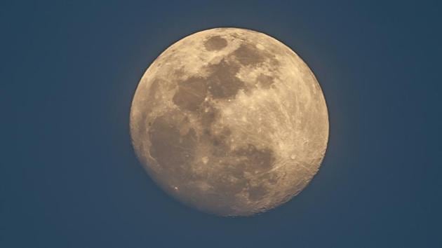 According to the canonical theory, the moon formed mostly from the remnants of just one of the two bodies that collided. (AFP Photo) According to the canonical theory, the moon formed mostly from the remnants of just one of the two bodies that collided. (AFP Photo)