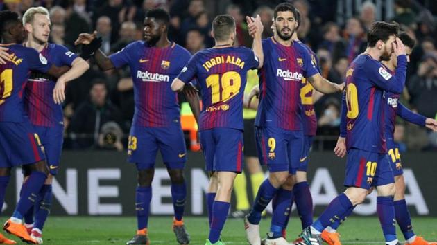 Barcelona footballers will meet the victim of the Florida shooting incident. (Reuters) Barcelona footballers will meet the victim of the Florida shooting incident. (Reuters)