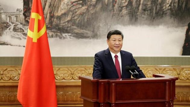 File photo of Chinese President Xi Jinping speaking during a meeting between members of the Politburo Standing Committee and the press at the Great Hall of the People in Beijing on October 25, 2017. (Reuters) File photo of Chinese President Xi Jinping speaking during a meeting between members of the Politburo Standing Committee and the press at the Great Hall of the People in Beijing on October 25, 2017. (Reuters)