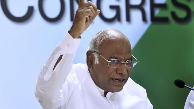 Senior Congress leader Mallikarjun Kharge (PTI File Photo) Senior Congress leader Mallikarjun Kharge (PTI File Photo)
