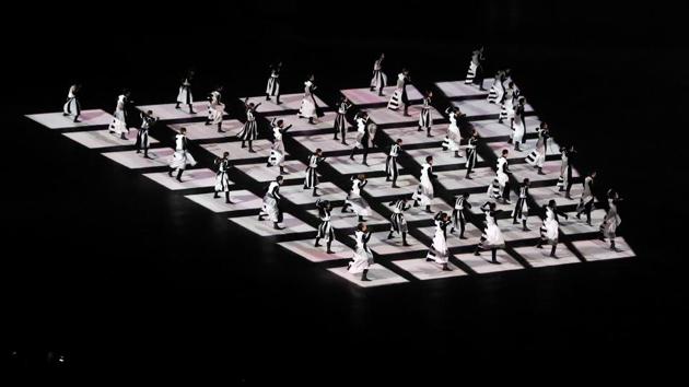 Artists perform during the closing ceremony of the Pyeongchang 2018 Winter Olympics at Pyeongchang Olympic Stadium in Pyeongchang, South Korea. (Kim Hong-Ji / REUTERS) 