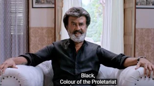 Rajinikanth in a still from the Kaala teaser.