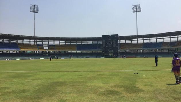 The R Premadasa Stadium will host all matches of the T20 tri-series involving India, Sri Lanka and Bangladesh. (Twitter) The R Premadasa Stadium will host all matches of the T20 tri-series involving India, Sri Lanka and Bangladesh. (Twitter)