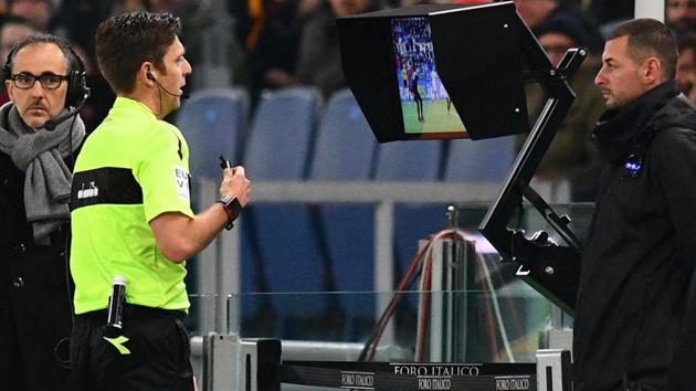 VAR can only be used when there is doubt surrounding any of four key game-changing situations: goals, penalty decisions, straight red cards or mistaken identity. (AFP) VAR can only be used when there is doubt surrounding any of four key game-changing situations: goals, penalty decisions, straight red cards or mistaken identity. (AFP)