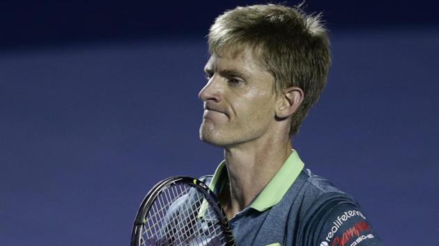 South Africa's Kevin Anderson celebrates after defeating Jared Donaldson during their semi-final match at the Mexican Tennis Open in Acapulco. (AP) South Africa's Kevin Anderson celebrates after defeating Jared Donaldson during their semi-final match at the Mexican Tennis Open in Acapulco. (AP)