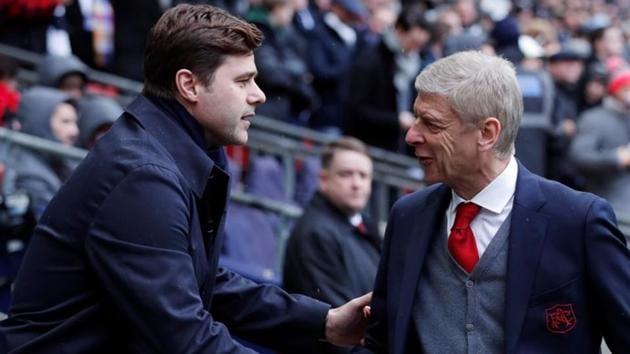 Mauricio Pochettino avoided criticising Arsene Wenger but said that he does not want to overstay his welcome at Tottenham Hotspur. (Action Images via Reuters) Mauricio Pochettino avoided criticising Arsene Wenger but said that he does not want to overstay his welcome at Tottenham Hotspur. (Action Images via Reuters)