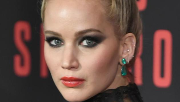Jennifer Lawrence at the New York Premiere of her new film Red Sparrow. (AFP)