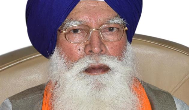 Former SGPC president Kirpal Singh Badungar(HT File)